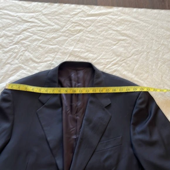 Hickey-Freeman Bespoke Blazer in Navy Size 46R Ing Loro Piana - Picture 7 of 12